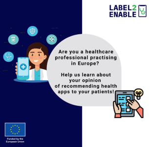 Image EU project LABEL2ENABLE invites healthcare professionals to take part in a short survey